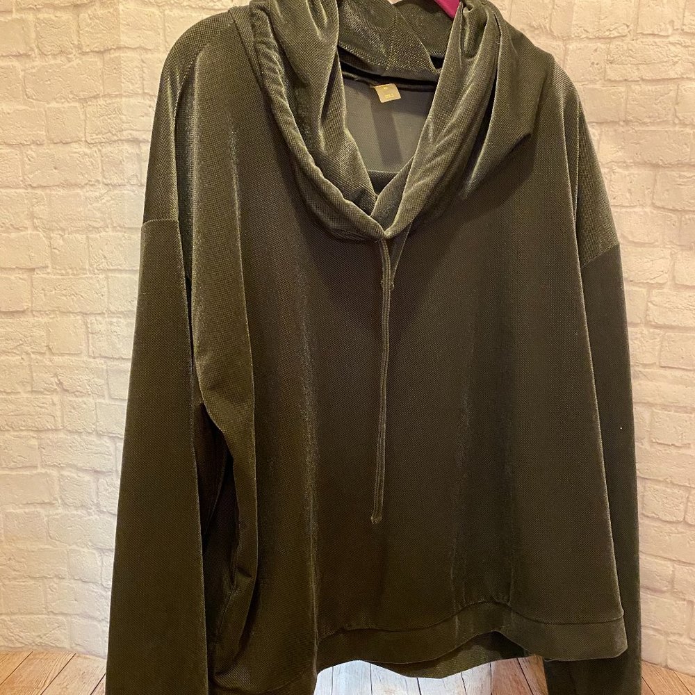 Xersion Cowl Neck Hoodie | XL